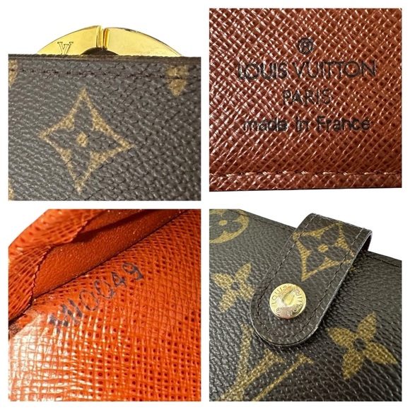 Louis Vuitton Monogram Leather Kisslock Bifold Wallet - Picture 2 of 13